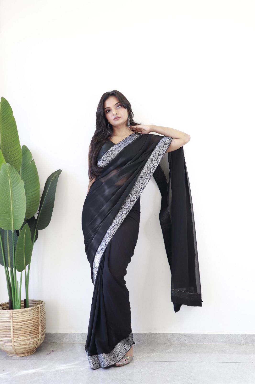 Most Beautiful 1 MIN READY WEAR GORGETTE
