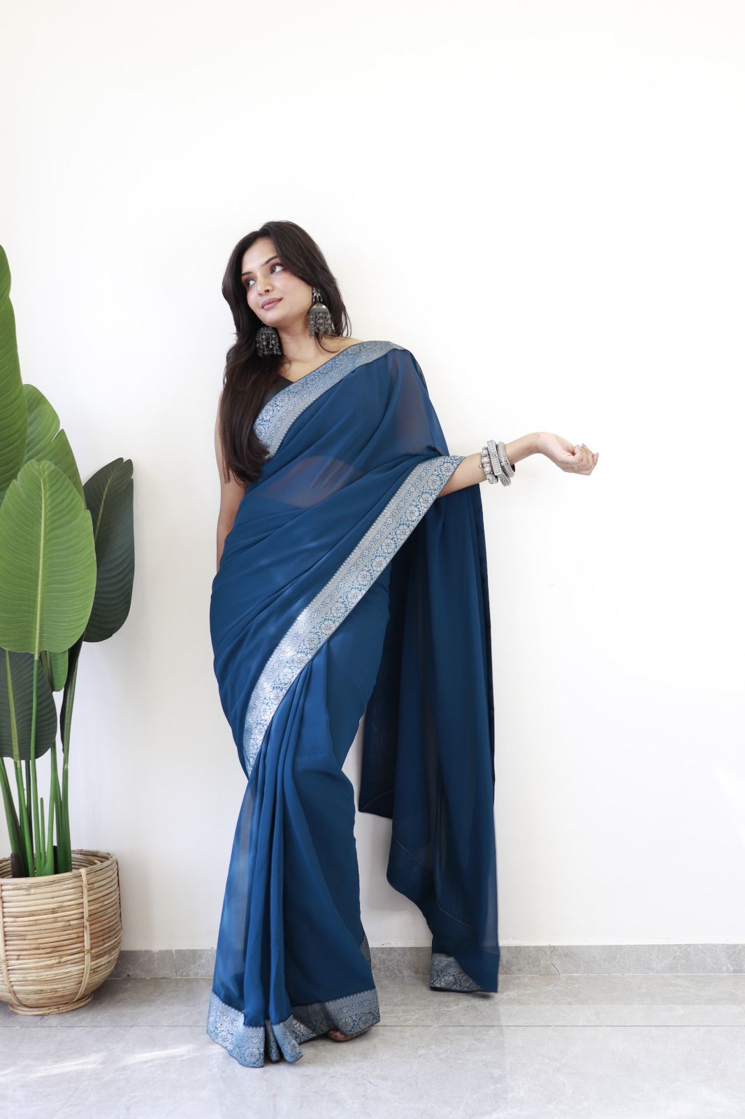 Most Beautiful 1 MIN READY WEAR GORGETTE