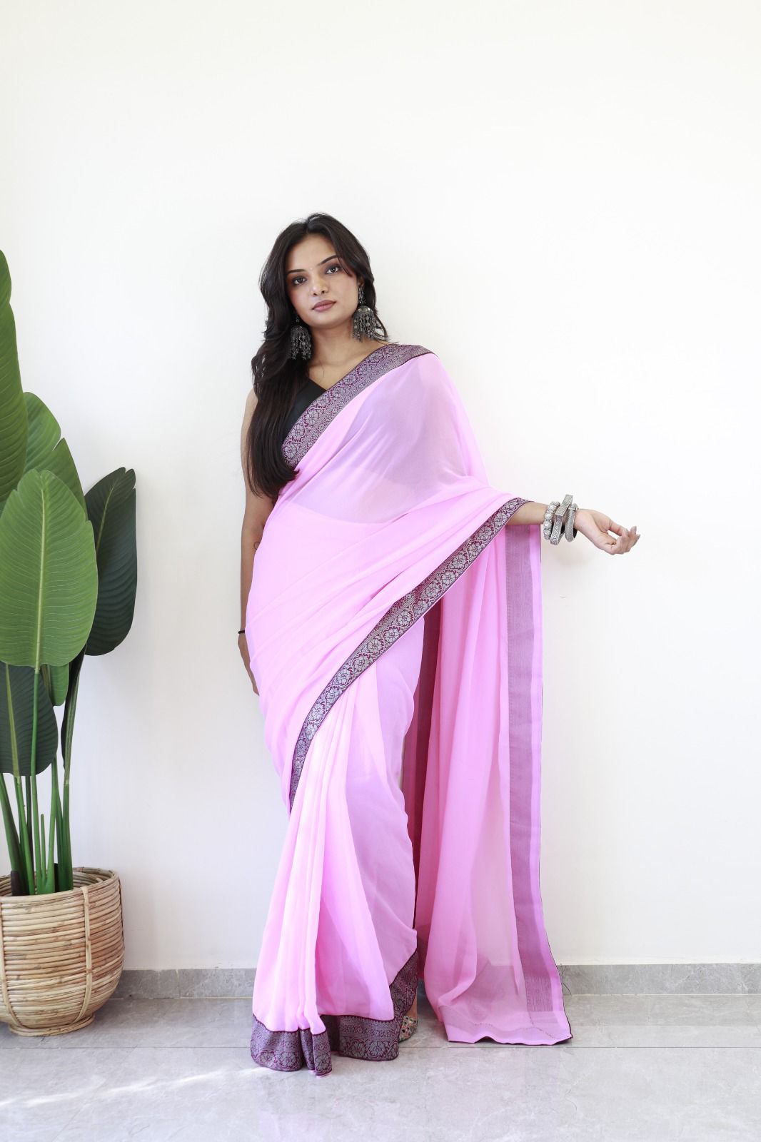 Most Beautiful 1 MIN READY WEAR GORGETTE