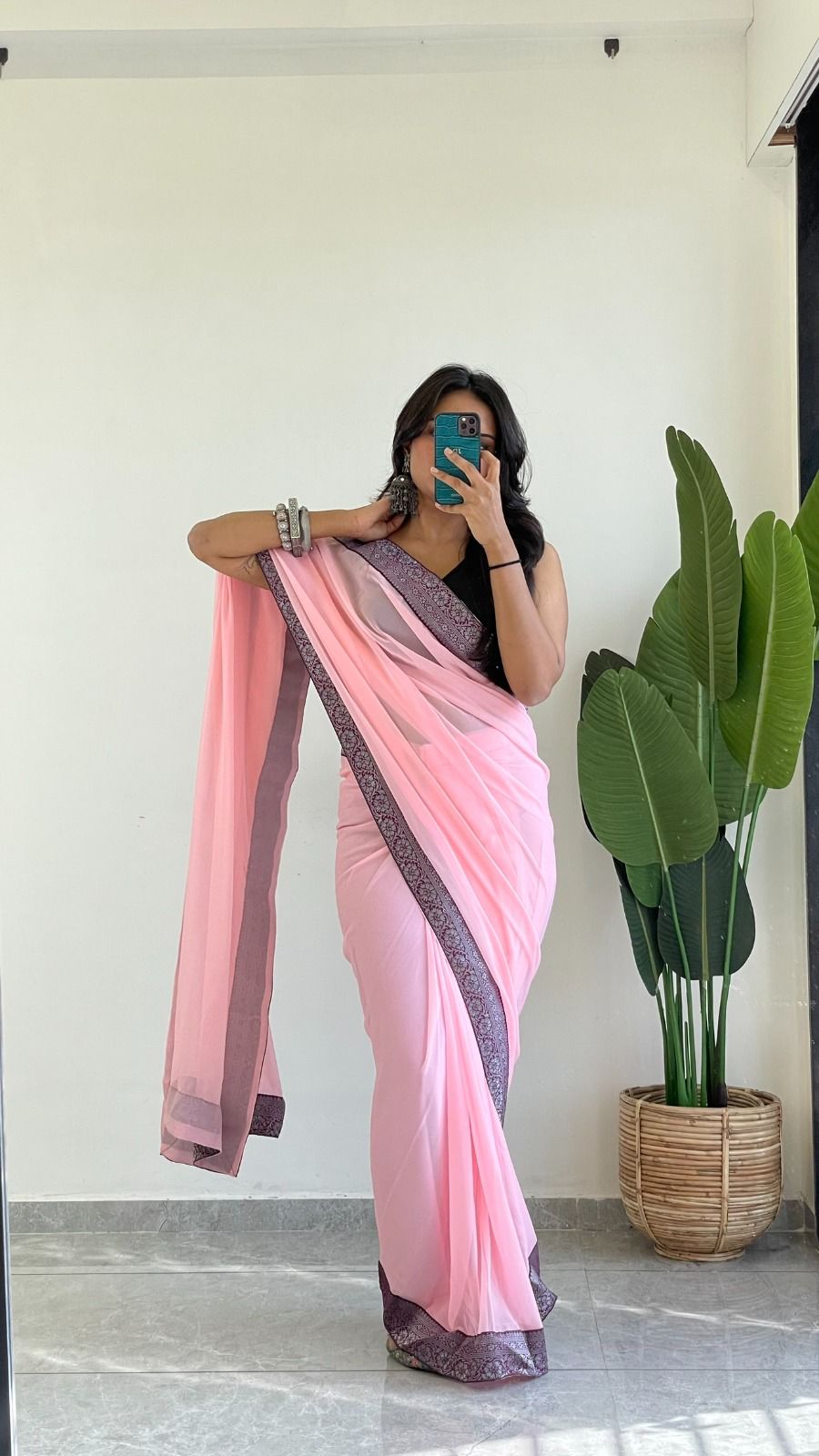 Most Beautiful 1 MIN READY WEAR GORGETTE