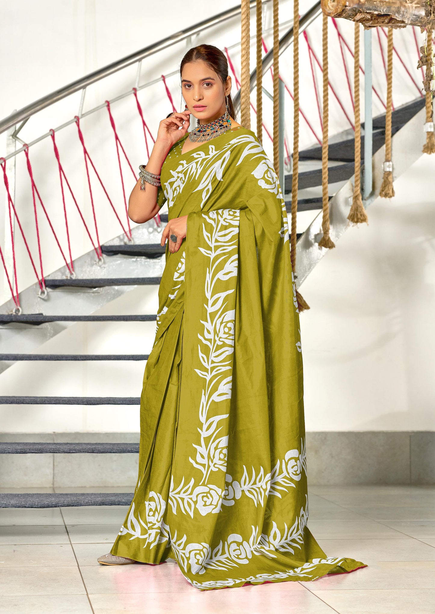 PRINTED COTTON SAREES