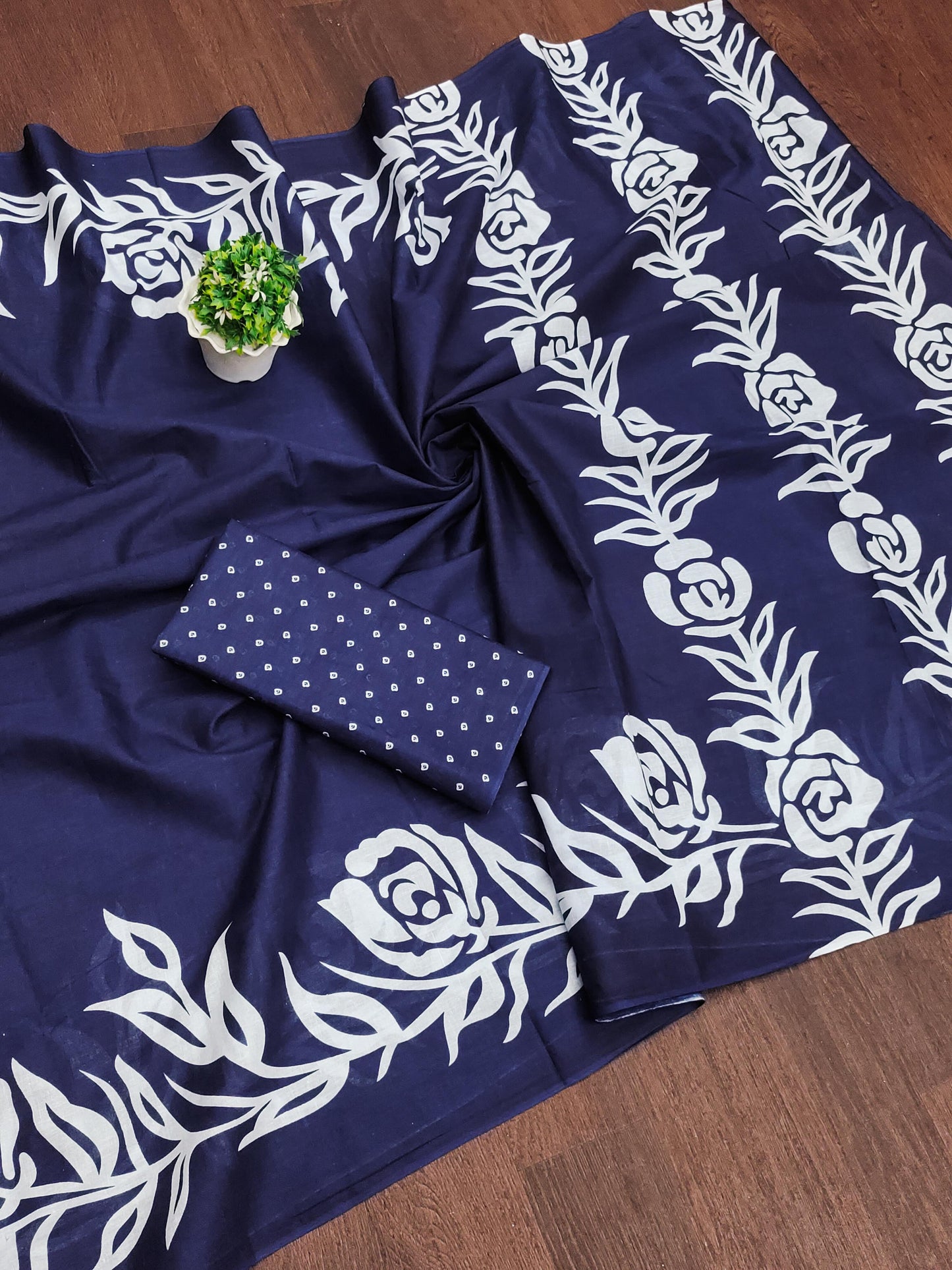 PRINTED COTTON SAREES