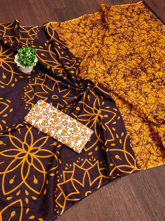 HAND BLOCK PRINTED COTTON SAREES