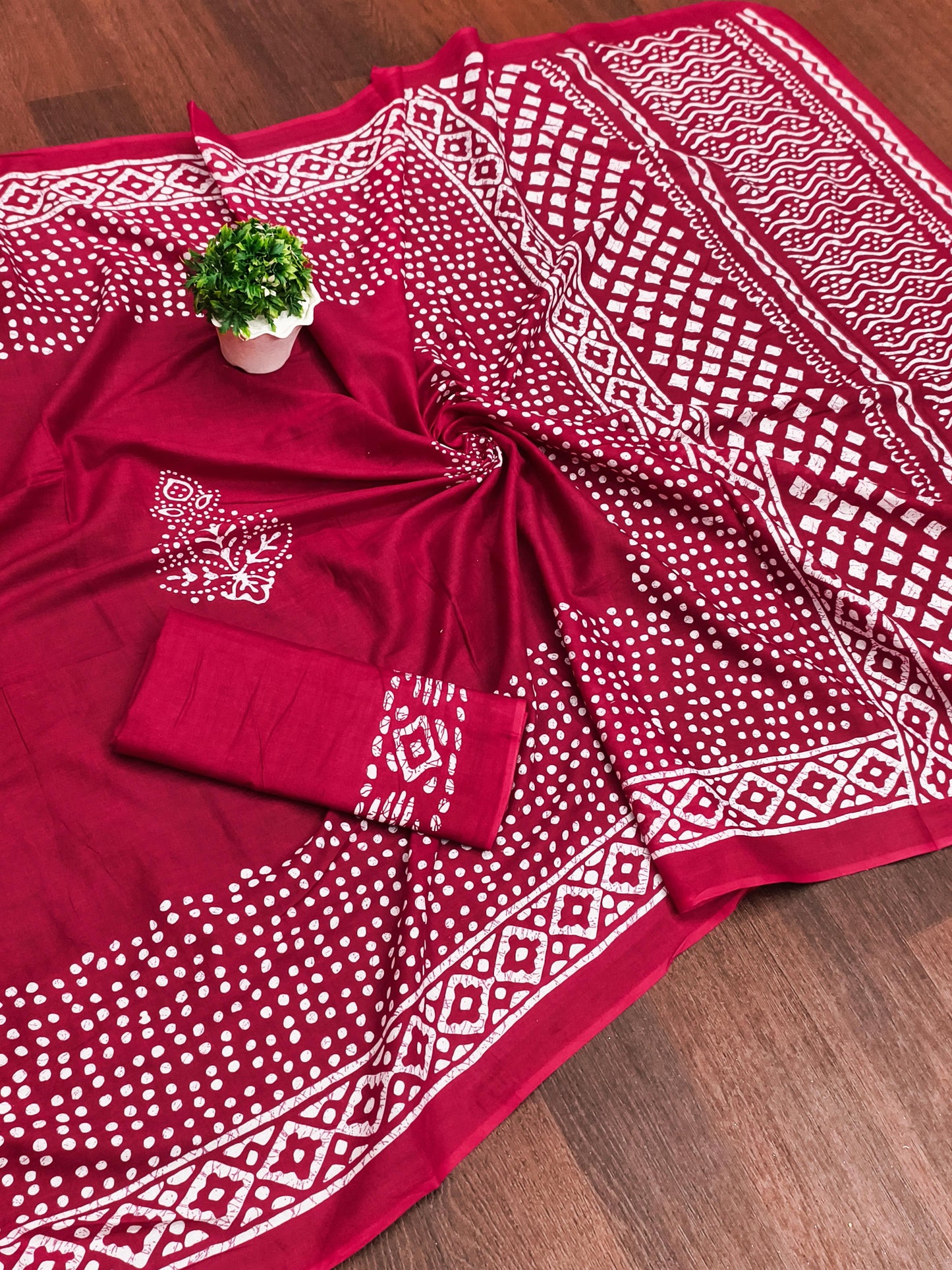 PRINT MULMUL COTTON SAREES