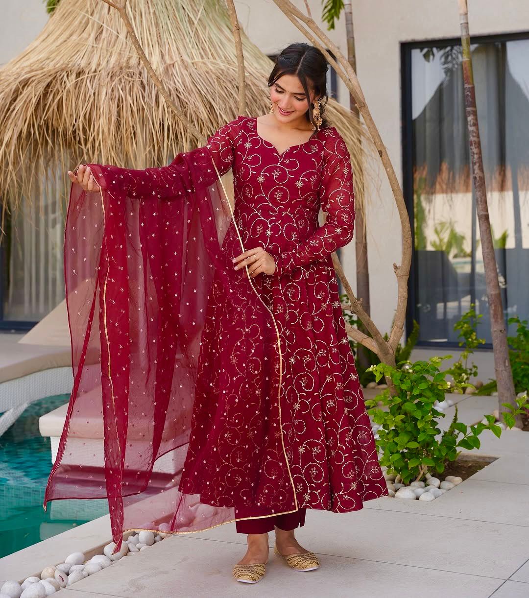 ETHNIC ANARKALI GOWN