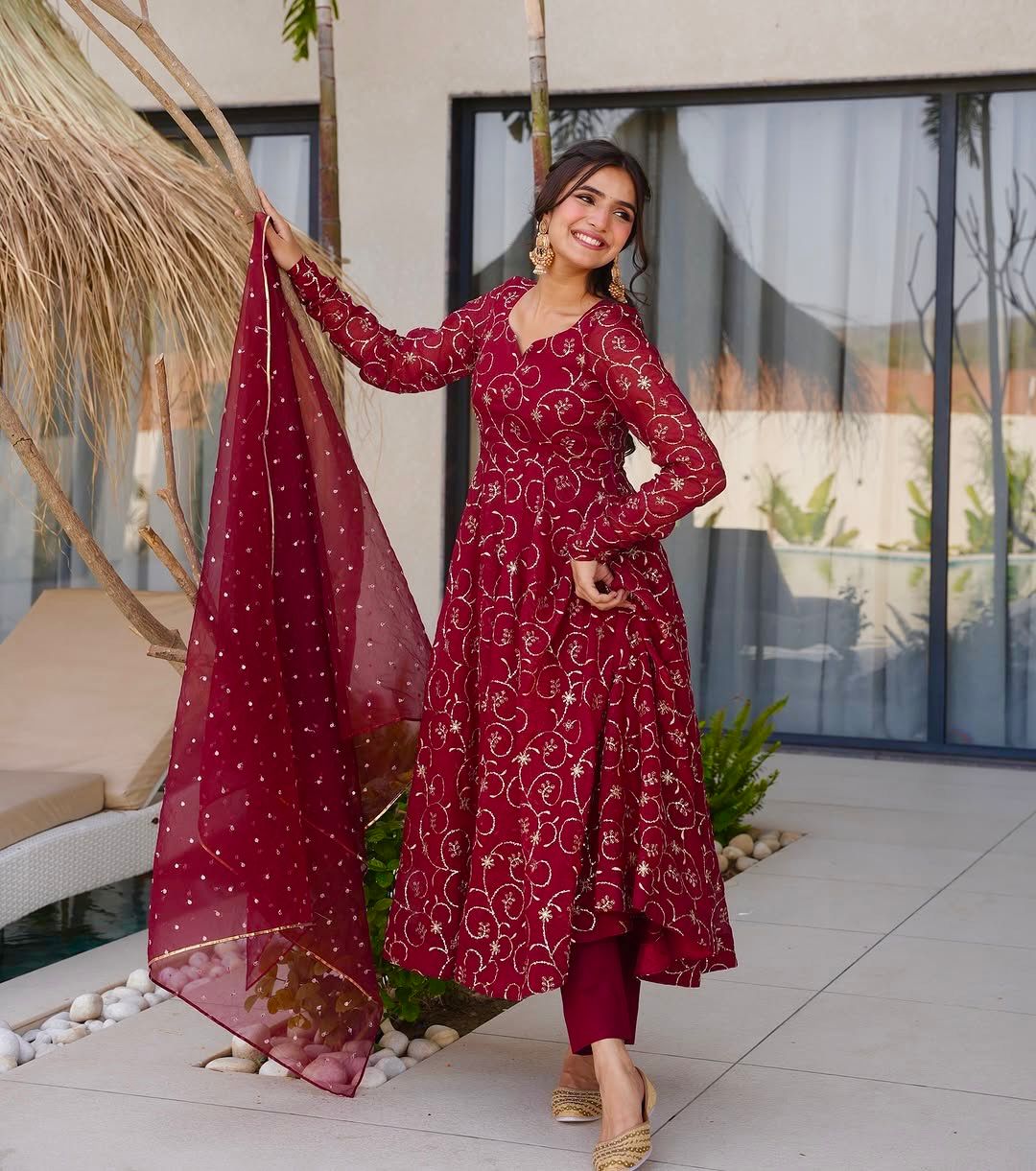 ETHNIC ANARKALI GOWN