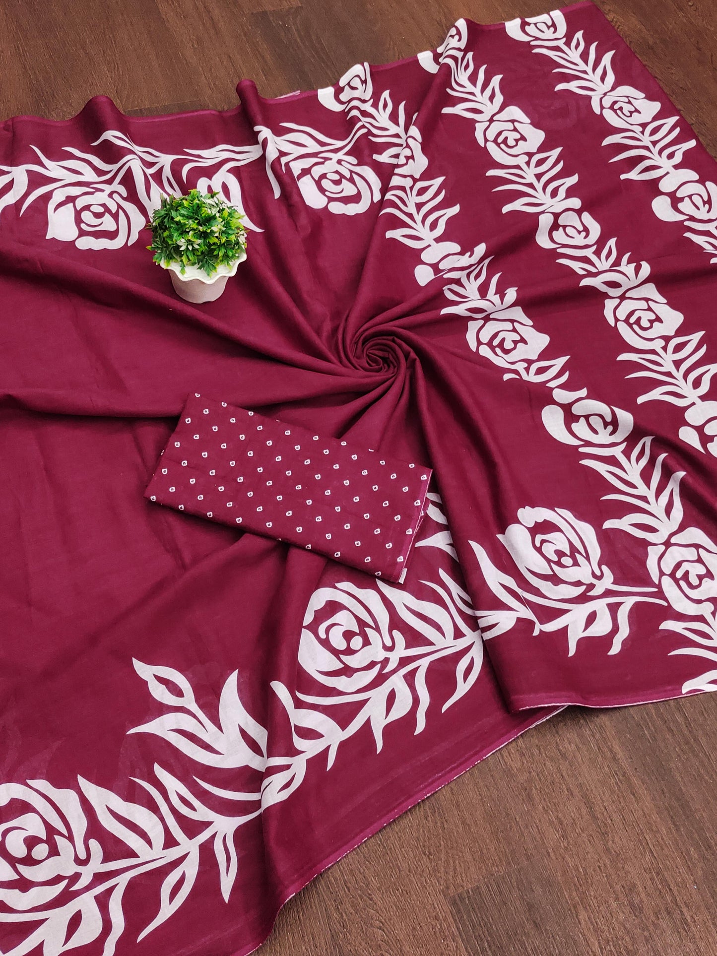 PRINTED COTTON SAREES