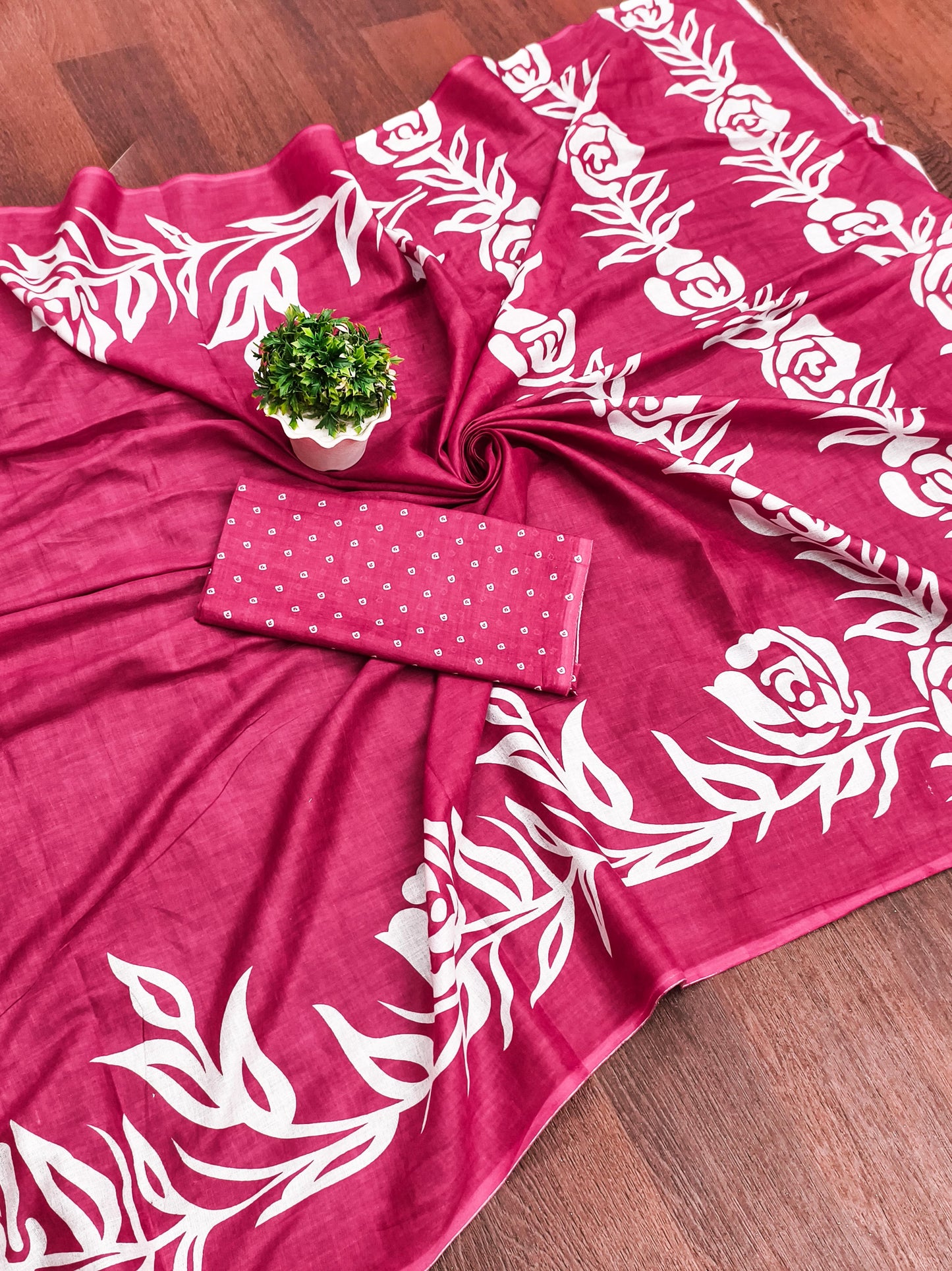 PRINTED COTTON SAREES