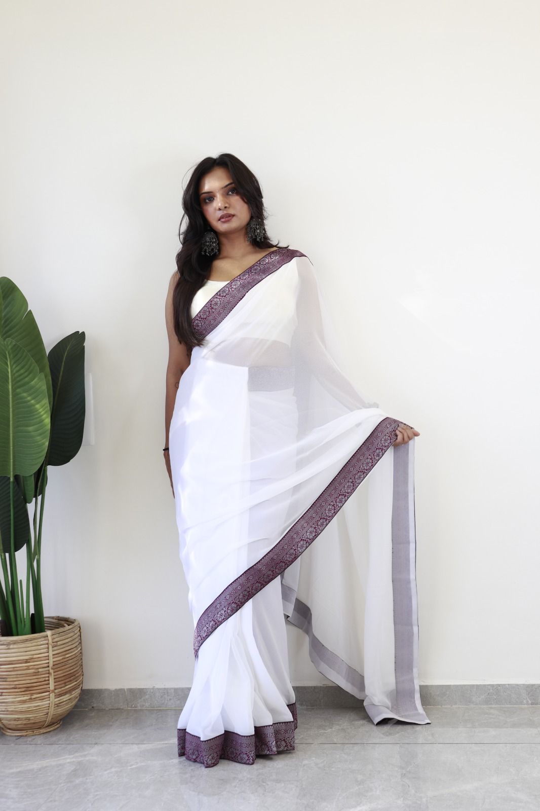 Most Beautiful 1 MIN READY WEAR  GORGETTE