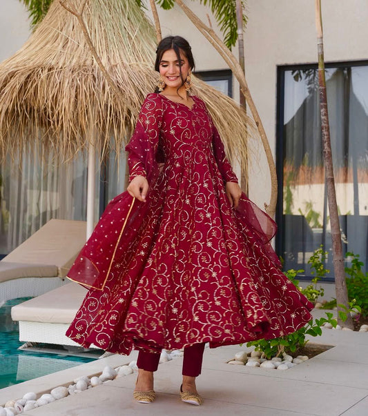 ETHNIC ANARKALI GOWN