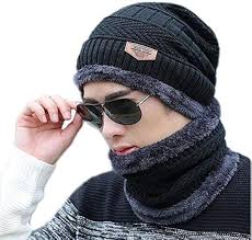 WINTER SCARF AND CAP | Ultra Soft Unisex Woolen Cap Plus Muffler Scarf Set for Men Women Girl & Boy