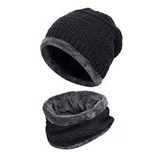 WINTER SCARF AND CAP | Ultra Soft Unisex Woolen Cap Plus Muffler Scarf Set for Men Women Girl & Boy