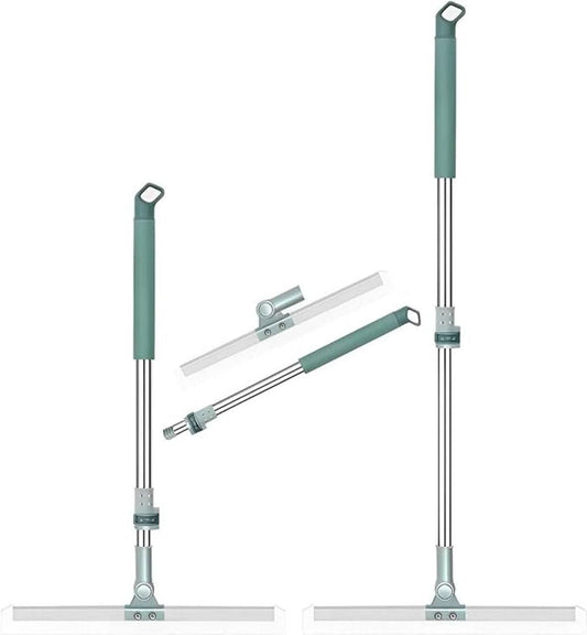 TELESCOPIC HANDLE SILICONE FLOOR MOP | Ergonomic Scraper Mop | Telescopic Handle Mop